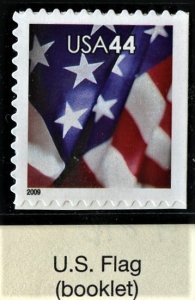 SCOTT 4396 U,.S. FLAG BOOKLET  -  (MNH) MOUNTED