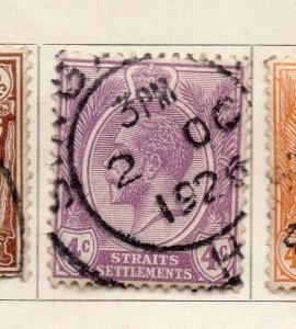 Malaya Straights Settlements 1925-29 Early Issue Fine Used 4c. NW-208922