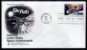 US 1529 Skylab Artcraft U/A FDC