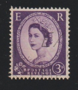 Great Britain 358_4 - Queen Elizabeth II - inverted watermark