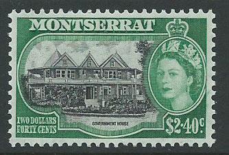 Montserrat SG 148 Mint Very Light Hinge