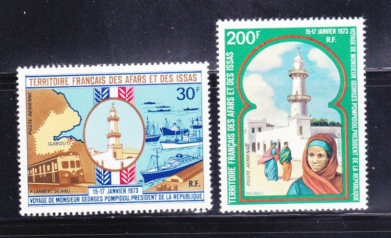 Afars & Issas C72-C73 Set MNH Views