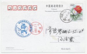 Postal stationery / Postmark China 2005 Table tennis - Dolphin