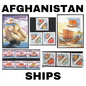 Thematic Stamps - Afghanistan - Ships - Choose from dropdown menu