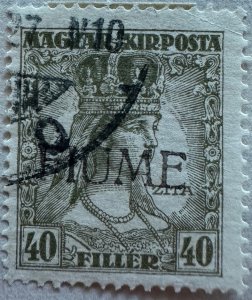 Fiume 1918 Sc.23a Used