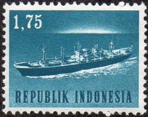 Indonesia 628 - Mint-NH - 1.75r Freighter Ship (1964) (cv $0.30)