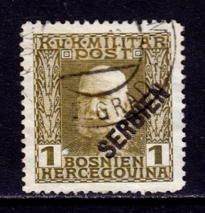 Serbia - Scott #1N1 - Used - SCV $5.25