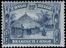 BELGIAN CONGO   #142 MH (2)