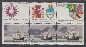 Argentina B105 Sailing Ships MNH VF
