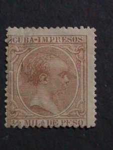 ​CUBA-1890- OVER 132 YEARS OLD STAMP KING ALFONSO XIII MINT-VERY FINE