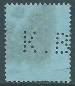 Great Britain, Sc #114, 2-1/2d Used-Perfin