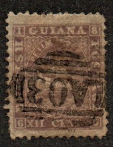 British Guyana 21 Used