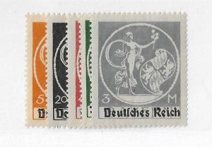 Bavaria Sc #271-275  set of 5 top values NH VF