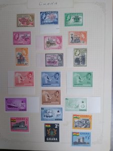 collection on pages Ghana to 1963 HW: CV $84