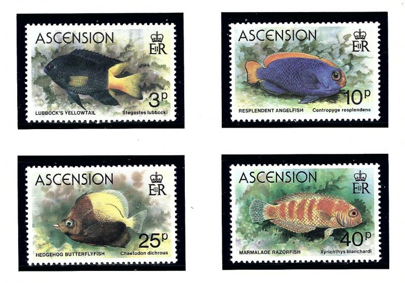 Ascension 262-65 MNH 1980 Fish