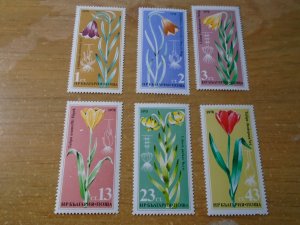 Bulgaria  #  2503-08  MNH    Flowers