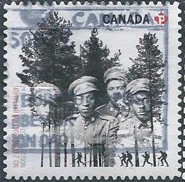 Canada 2895 (used) P rate Construction Battalion (2016)