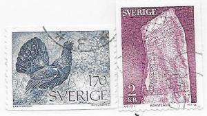 Sweden #1119-1120  (U) CV $0.50