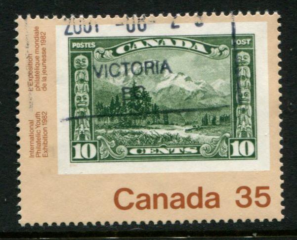 912 Canada 35c Mount Hurd, used