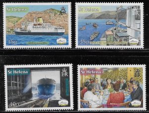 St Helena Scott #'s 1018 - 1021 MNH