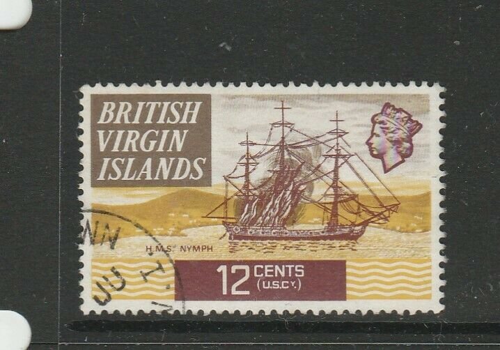 British Virgin islands 1970 Ships 12c P13.5 FU SG 249a