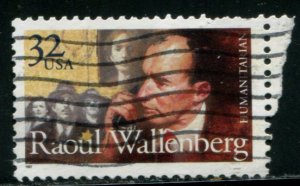 3135 US 32c Raoul Wallenberg, used