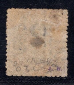 MOMEN: TURKS ISLANDS SG #27 1881 MINT OG H FRIEDL CERT £4,000 LOT #68662