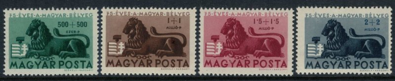 Hungary #B188-91*  CV $9.00