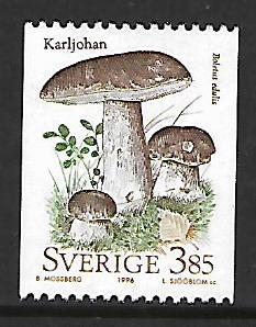 SWEDEN 2186 MNH MUSHROOMS ISSUE