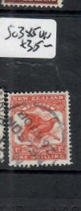 NEW ZEALAND   1/-  BIRD     SG 385        VFU       P0730A H