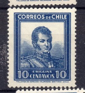 Chile 1930s Early Issue Fine Mint Hinged Shade 10c. NW-12638