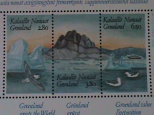 GREENLAND-SC#175-HAFNIA'87 WORLD STAMP SHOW DANMARK-MNH- S/S-VF LAST ONE