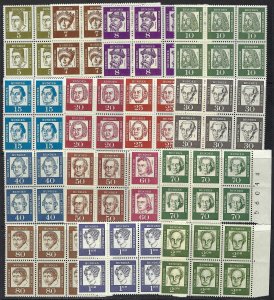 Germany Berlin 9N176-190 MNH BLOCKS OF 6 [D3]