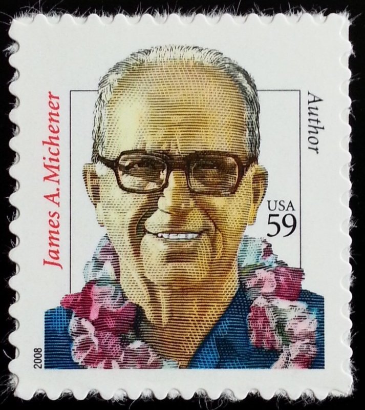 2008 59c James A. Michener, American Author Scott 3427a Mint F/VF NH