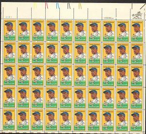 US #2016 Mint Sheet Jackie Robinson 