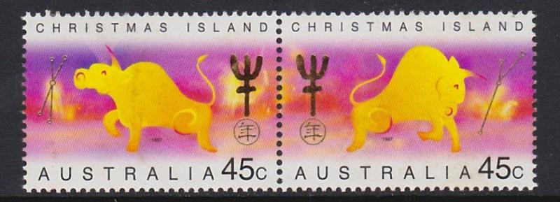 406a Christmas Island 1997 Year of the Ox MNH