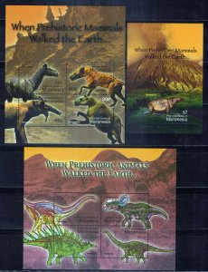 Micronesia 615-620 MNH Dinosaurs Prehistoric Animals ZAYIX 0224M0262