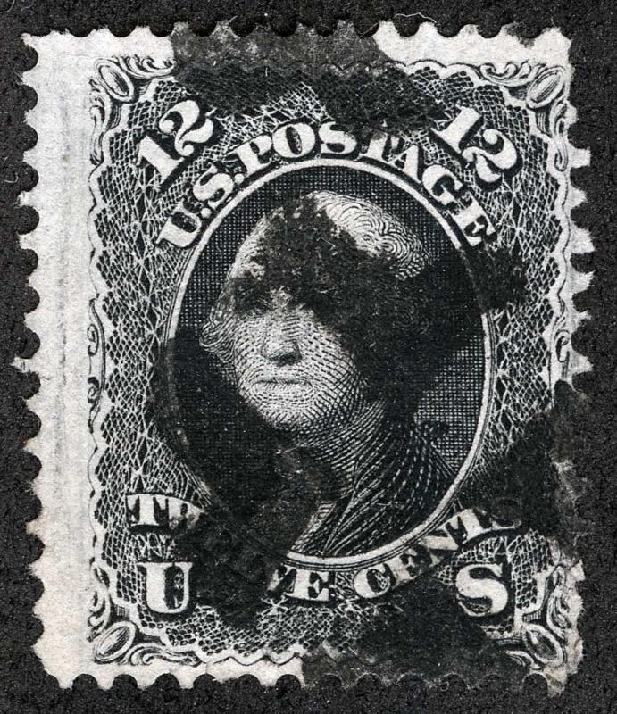 US Sc 97 Black 12¢ F Grill Bold Crossroads Cancel