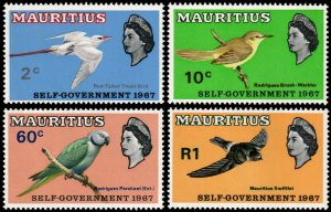 ✔️ MAURITIUS 1967 - FAUNA BIRDS SELF GOVERNMENT - SC.  302/305 MNH ** [5CW1]