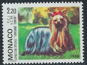 Monaco 1676 MNH 1989 Dog Show (ak3773)