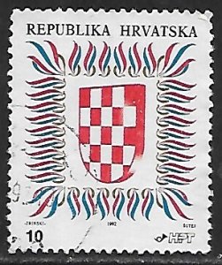 Croatia # 104 - Croatian Arms - used.....{ZW1}