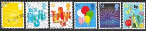 Great Britain 2405-2410 Used - Greetings