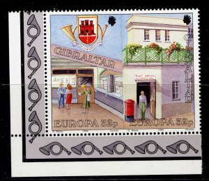 GIBRALTAR QEII SG628a, 1990 EUROPA PO horiz pair no's 628/629, NH MINT.