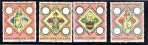 VATICAN #541-544  1973  PRAGUE  DIOCESE   MINT  VF NH  O.G