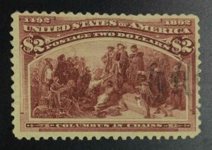 MOMEN: US STAMPS #242 USED LOT #72934*