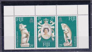 Fiji 384a-C MNH 1978 Coronation Anniv.Souv. Sheet