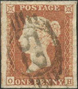 1841 Penny Red (OH) MASSIVE Margins