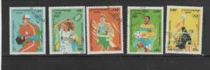 CAMBODIA #1478-1482 1996 SUMMER OLYMPICS MINT VF NH O.G CTO