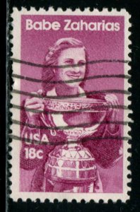 1932 US 18c Babe Zaharias, used