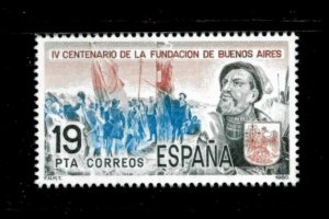 Spain 1980 - Founding of Buenos Aires, 400 Years - Individual - Scott 2220 - MNH